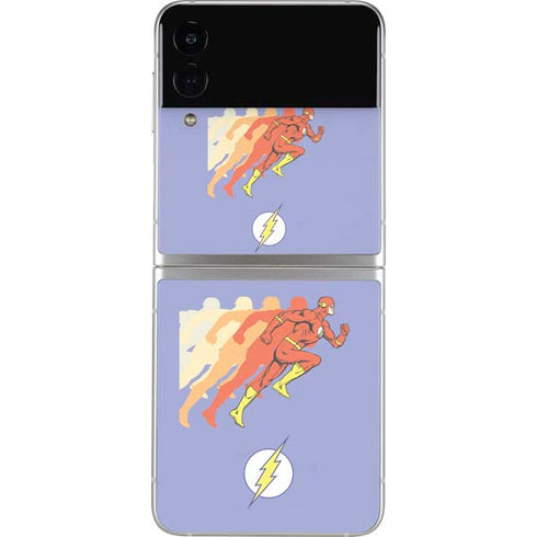 DC Comics The Flash Speed Mode Pose Galaxy Z Flip3 5G Skin